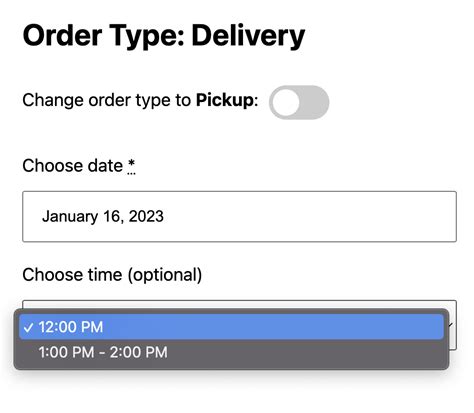 Chwazi – Delivery & Pickup Scheduling – DateTime Picker Plugin for.